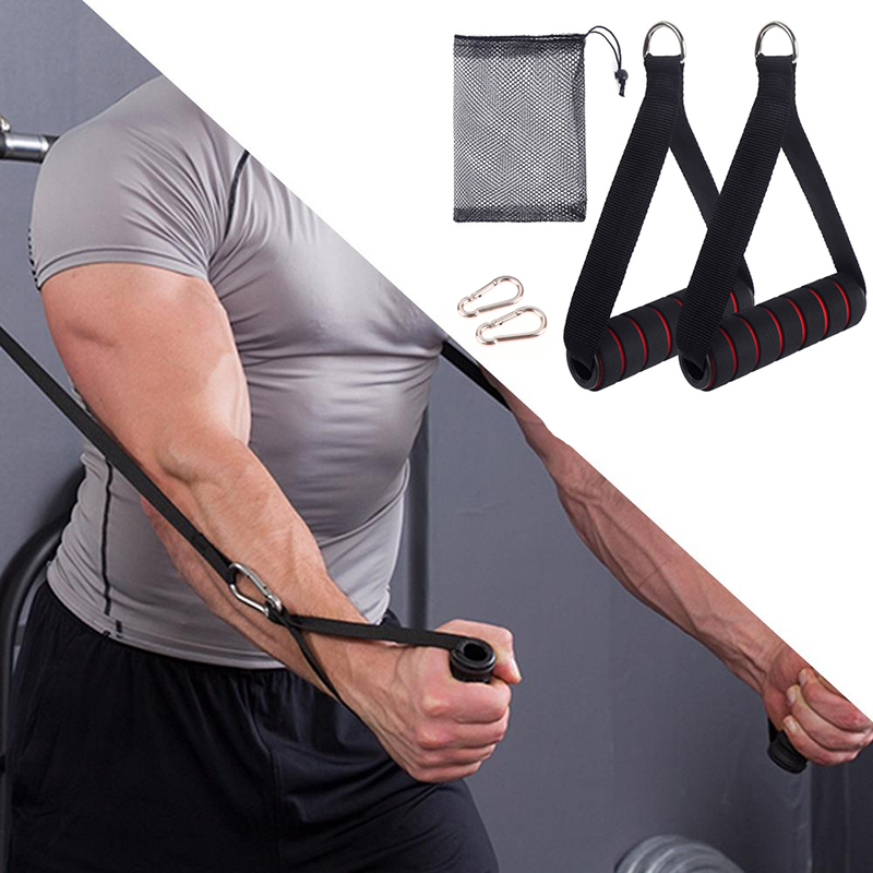 D Ring Strap - 1Set D-Ring Metal Gym Handgrepen Grip
