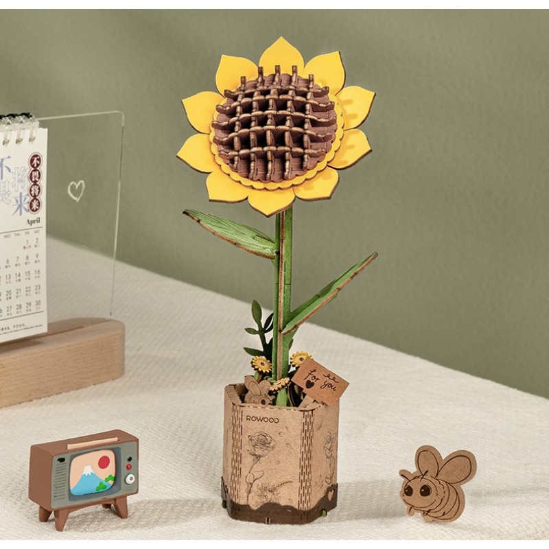 Cosplay Prop Display - Bouwstenen Bloempot Model DIY Montage Kit