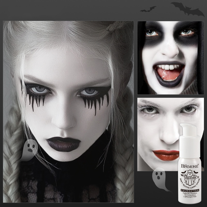 Cosplay Prop Primer - Matte witte vloeibare foundation make-up, opbouwbare