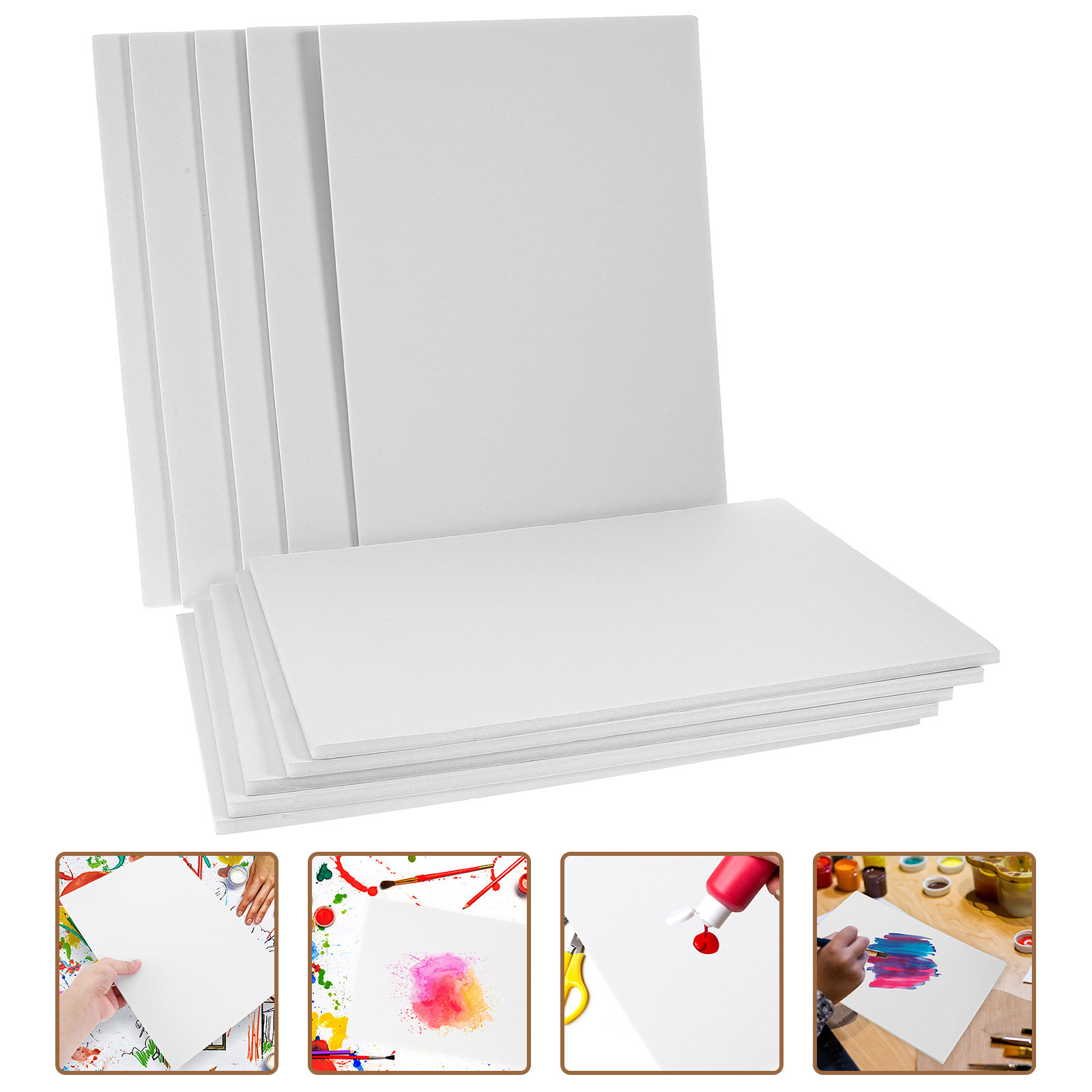 Cosplay Prop Foam Board - 10 stuks blanco schuimplaten, grote dikke