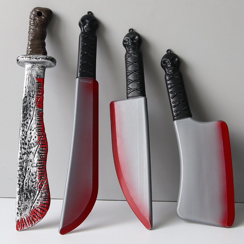 Cosplay Prop Axe - Decoratieve Bloederige Bijl Realistisch Ogende Plastic