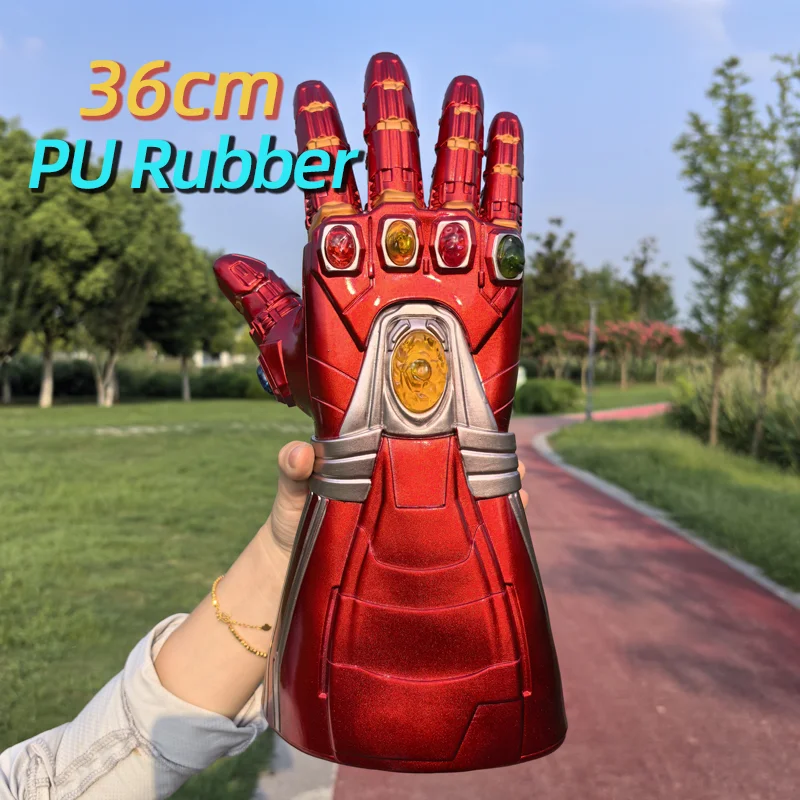 1:1 superhelden Handschoen gou - Cosplay Prop Axe recensie en prijs