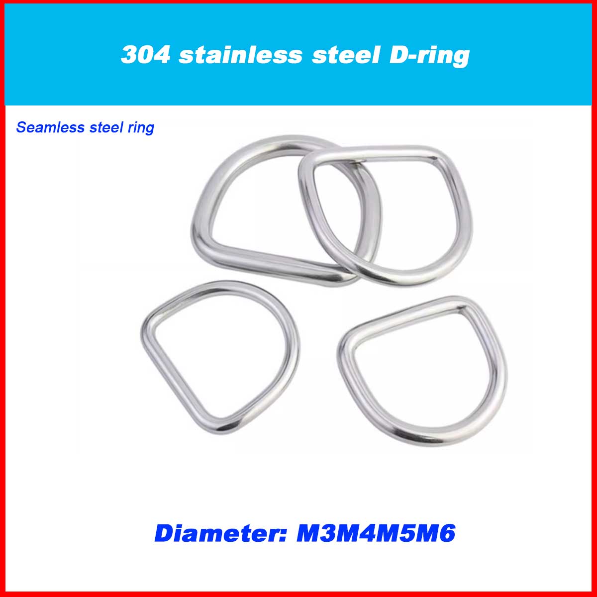 D-ring / bagage van roestvrij  - D Ring Strap recensie en prijs
