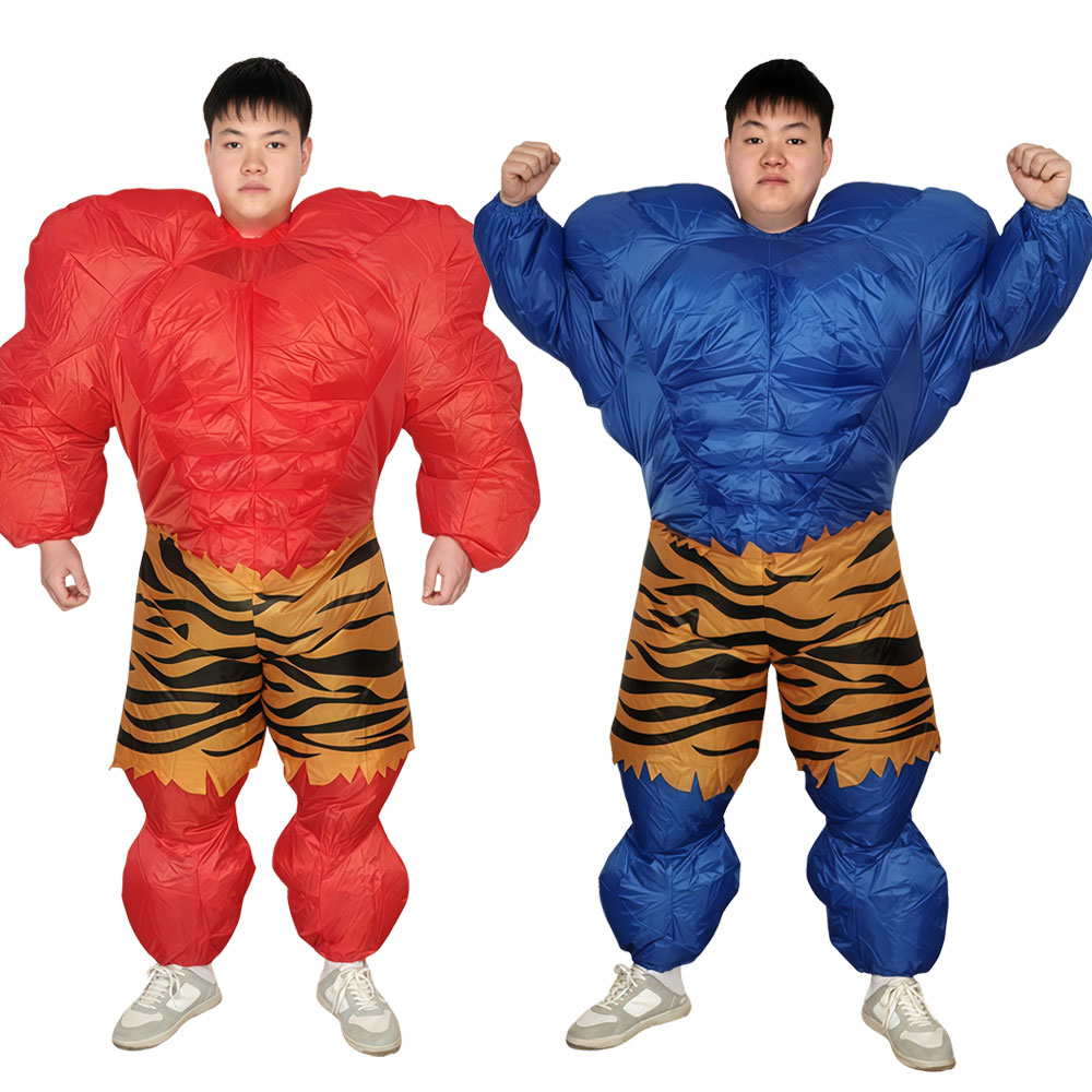 Halloween Blauw Rood Gespierde - Cosplay Prop Business recensie en prijs