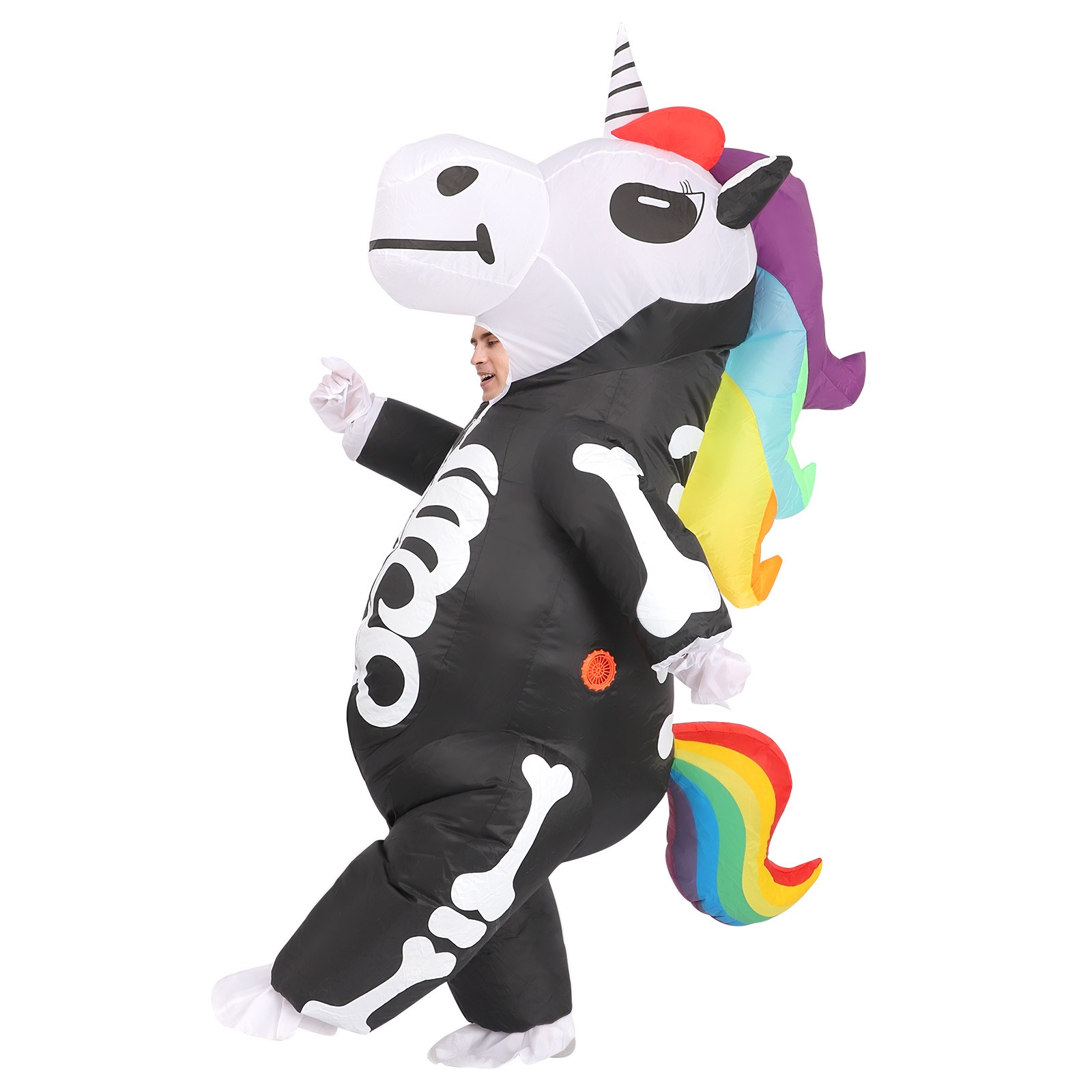 Regenboog Skelet Eenhoorn Opbl - Cosplay Prop Business recensie en prijs