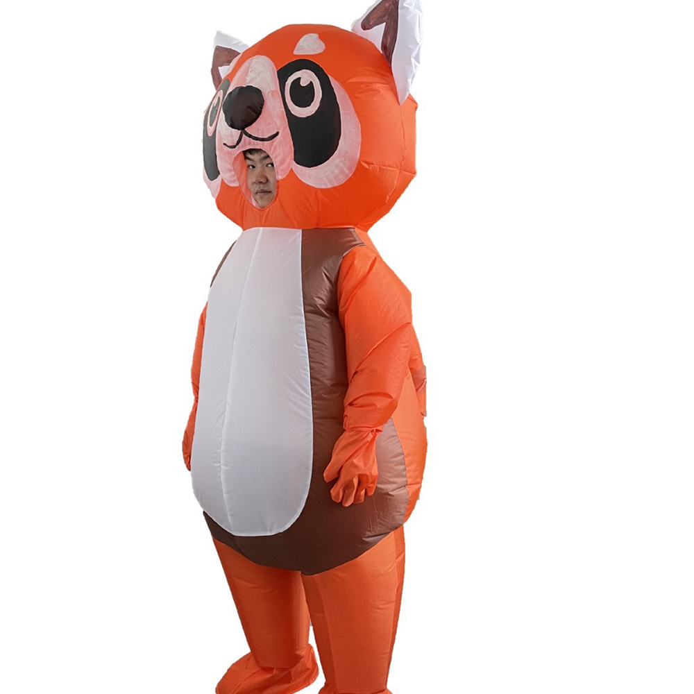 Oranje Rode Panda Opblaasbaar  - Cosplay Prop Business recensie en prijs